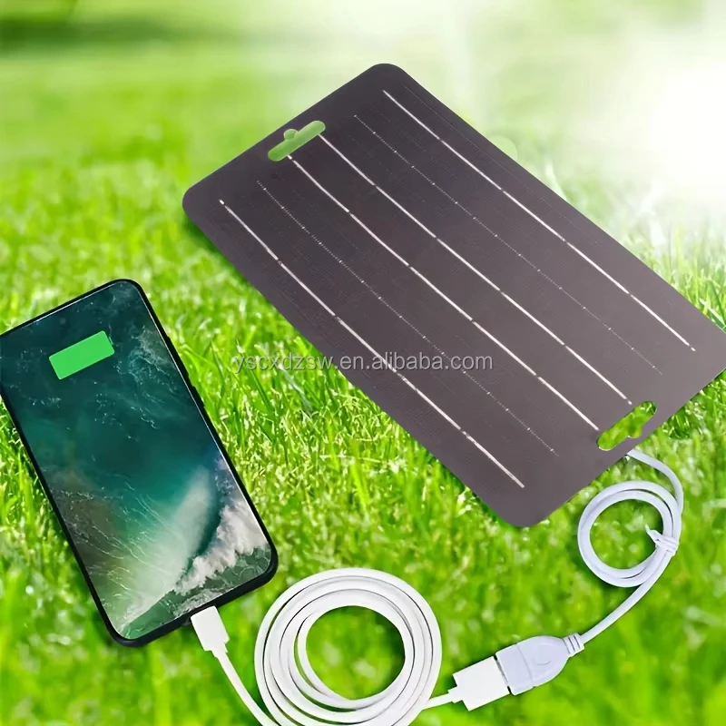 Portable Outdoor Solar Charger Panels for Mobile Phones and Electronic Devices harnessing power from the sun