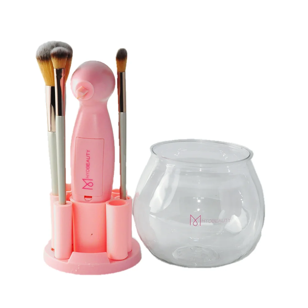 
HYDBEAUTY Private Label Electronic Cosmetic Makeup Brush Bottle Cleaner Machine Roller Face Brush Cleaner 