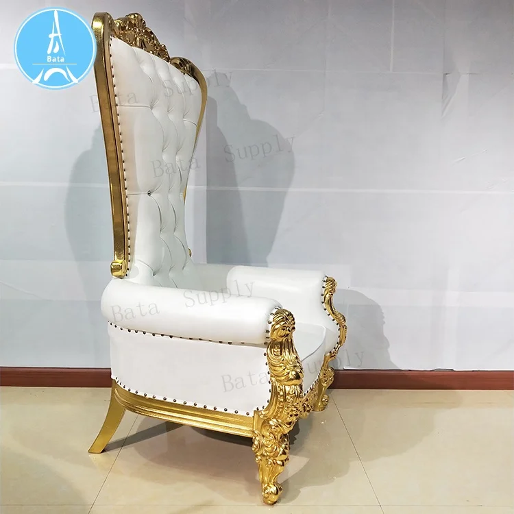 
Bride and Groom Wedding Sofa High Back Royal Furniture King Throne Chair 