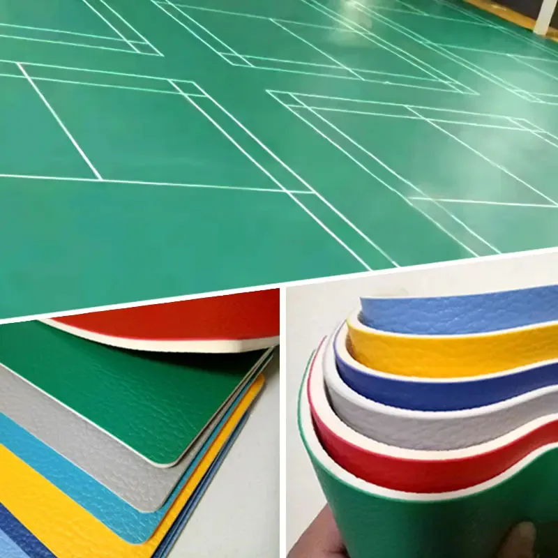Indoor basketball tennis sports flooring waterproof synthetic badminton court Vinyl PVC flooring roll 4mm/6mm/8mm