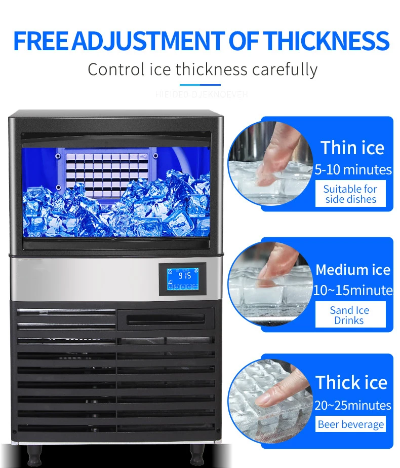 High Quality Commercial Ice Maker Stainless Steel 50kg Ice Maker Machine