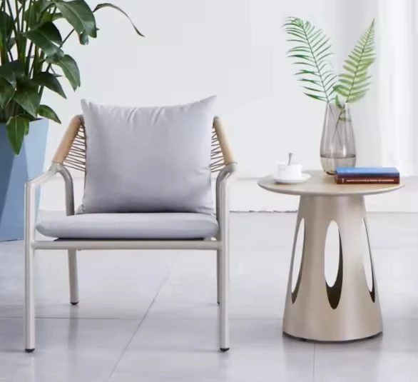 Small Outdoor Patio Furniture Dinning & Tea Table Garden Set for Courtyard Wholesale