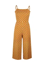 Custom Sexy Dew Polka Dot Back Straight Designer Woman Ladies Rompers Jumpsuits