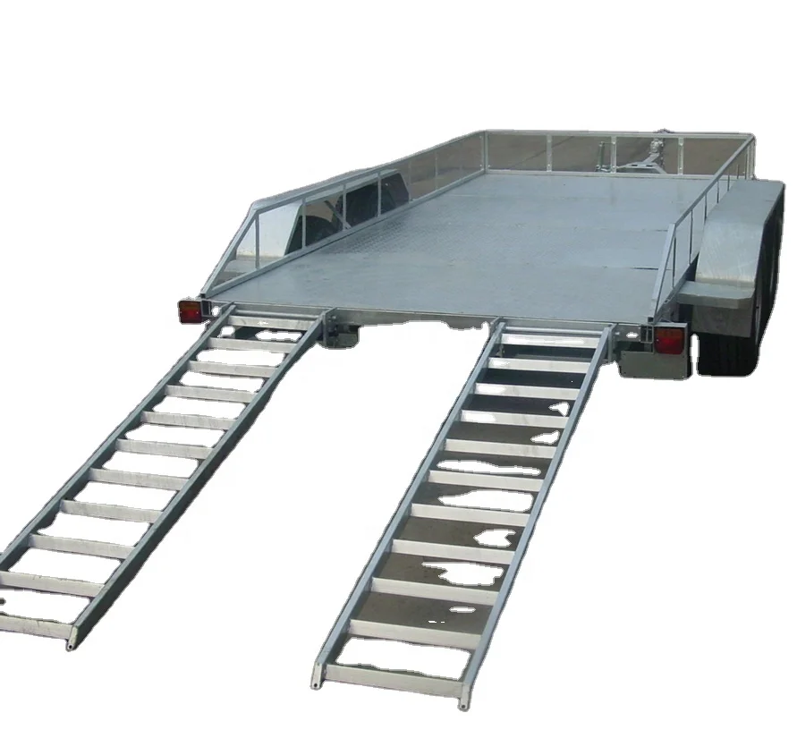 Factory supply Galvanized steel heavy duty Car carrier trailer CCT010B