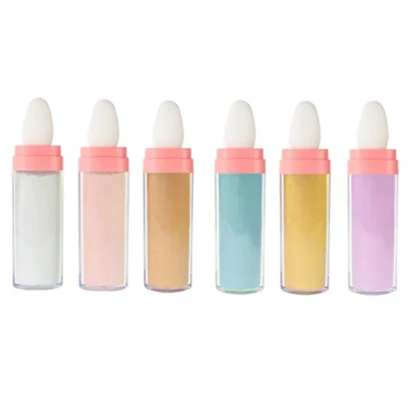 No logo Natural Cruelty Free diamond Highlighter Makeup Loose Powder Fairy Dust Pat Shimmer Powder