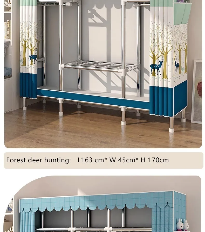 steel tube wardrobe14