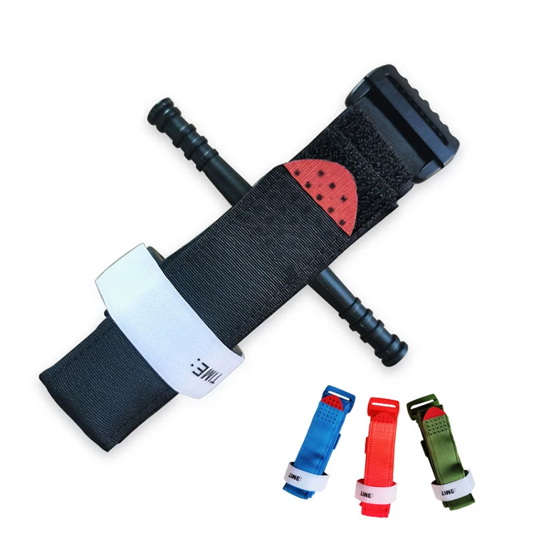 wholesale custom logo CE first aid dressing garrot tourniquets harnesses with mental hemostatic CAT medical tourniquet