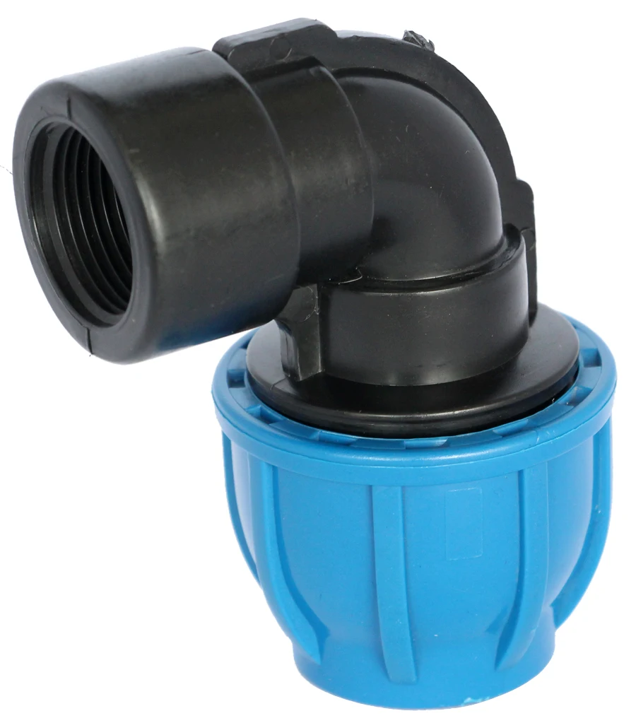 Drip irrigation hdpe pipe fitting water pipe pp compression fitting