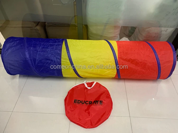 Folding Kids Play Tunnel House Tent Crawling Games Children Play Tube Toddlers Infant Toy Indoor Outdoor Pop Up Kids Play Tunnel