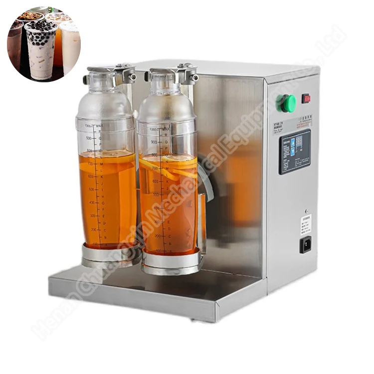 High Quality Stainless Steel Commercial Milkshake Making Bubble Tea Machine Automatic Drink Shaking Mixer