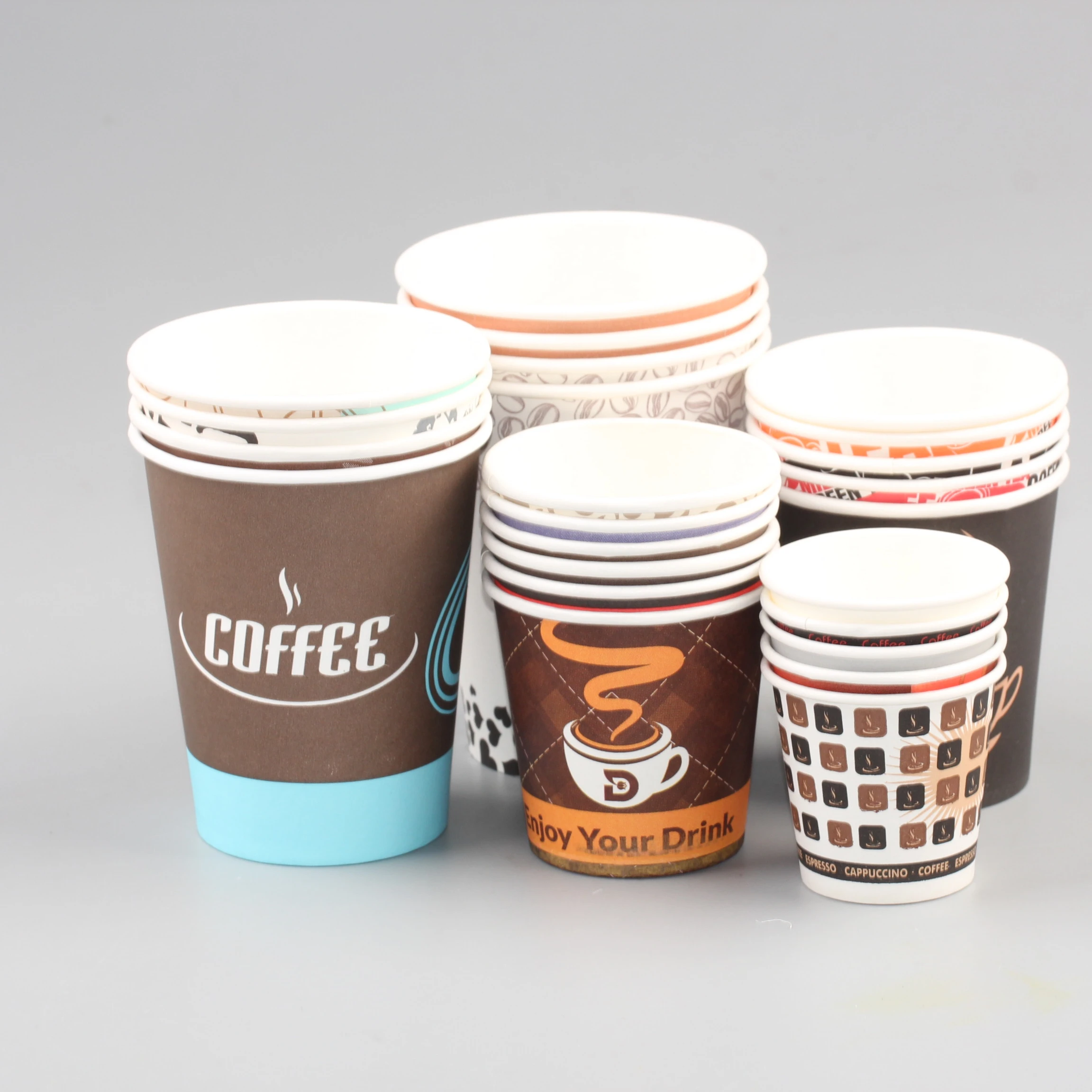 Best quality  2.5oz 3oz  4oz 6oz 7oz small hot drink paper cup cold drink paper cup with best price for sale