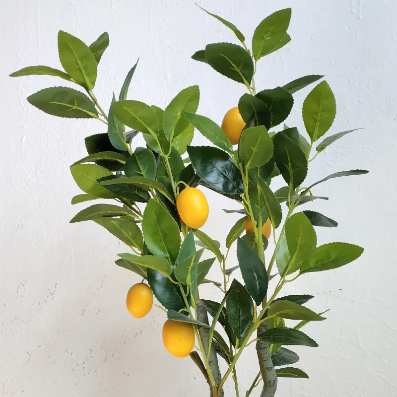High quality artificial plastic lemon Tree for Christmas Decoration ornaments plants