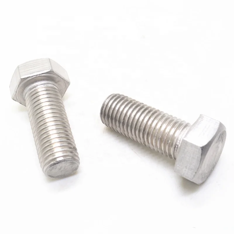 More Stock DIN933 Stainless Steel 2205 M14*50mm hex full thread bolt