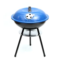 Wholesale Outdoor Charcoal Thickened Stainless Steel Triangle Folding Portable Large Barbecue Oven BBQ Grill