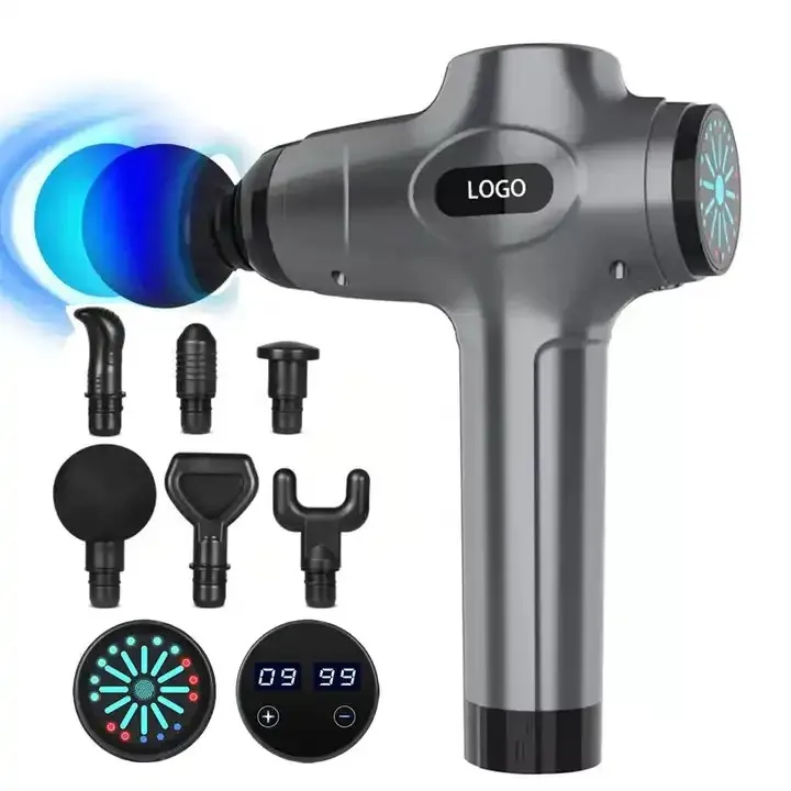 High Quality  Electric Fascial Gun Deep Tissue Powerful Vibration Sports Muscle Massage Gun