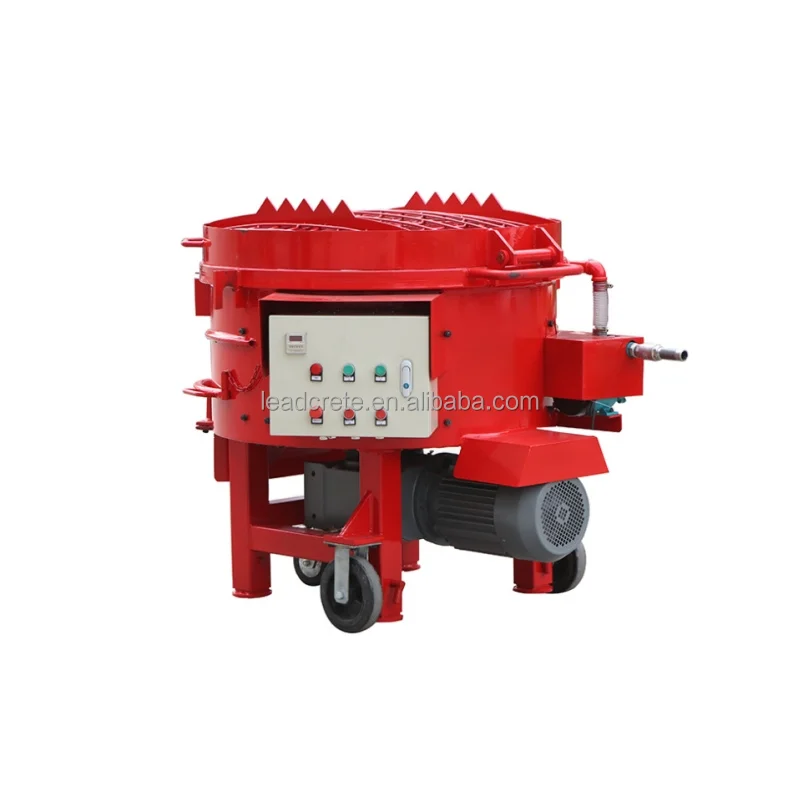 Mobile factory suppliers  250kg pan mixer refractory for mixing mortar