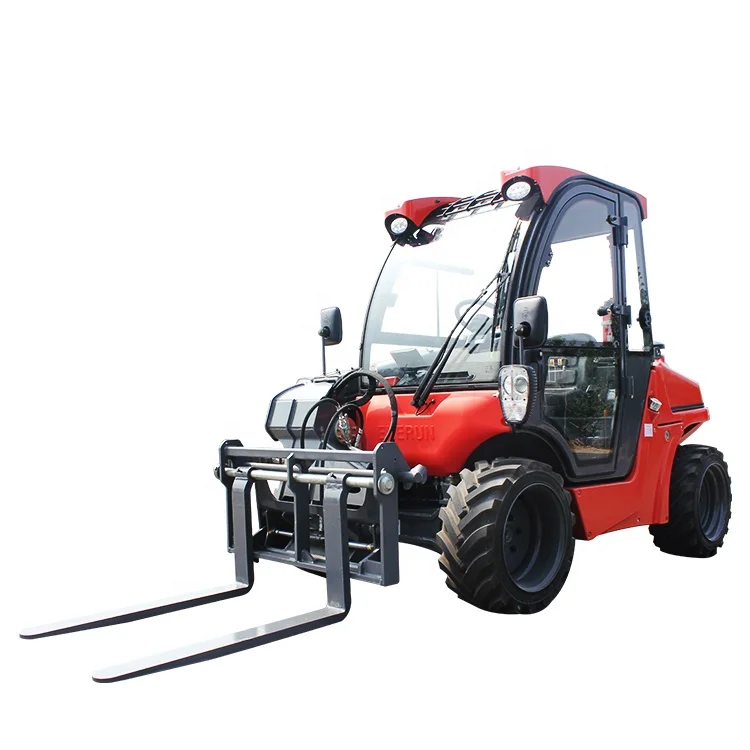 Китай Everun ERT1500 1500 кг Мини Телескопический погрузчик колесный строительство телепогрузчик для