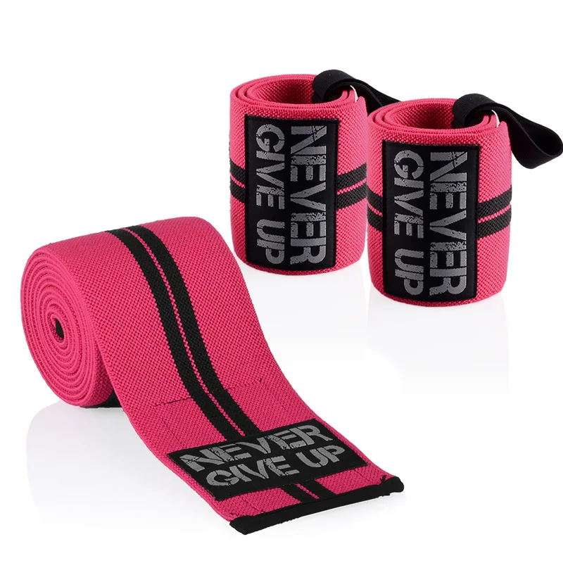 Knee elastic strap support protector women weightlifting exercise bodybuilding gym fitness wrist elbow knee wrap