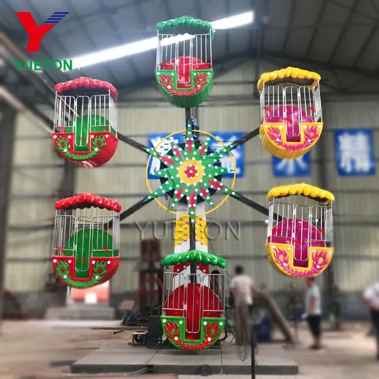 Professional Manufacturer Theme Park Games Equipment Double Kiddie Ferris Wheel For Sale