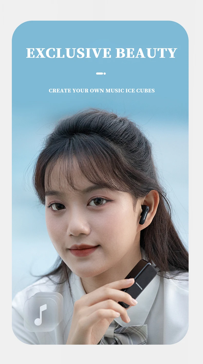 OEM for Monster New Product Ideas 2022 Alloy Shell Headset Gaming Wireless TWS Earbuds Touch Tiny Unique Lipstick Shaped Design