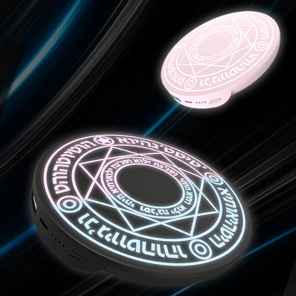 O2 Projetct 10W magic circle wireless charger portable qi wireless charger for Phone Samsung Huawei