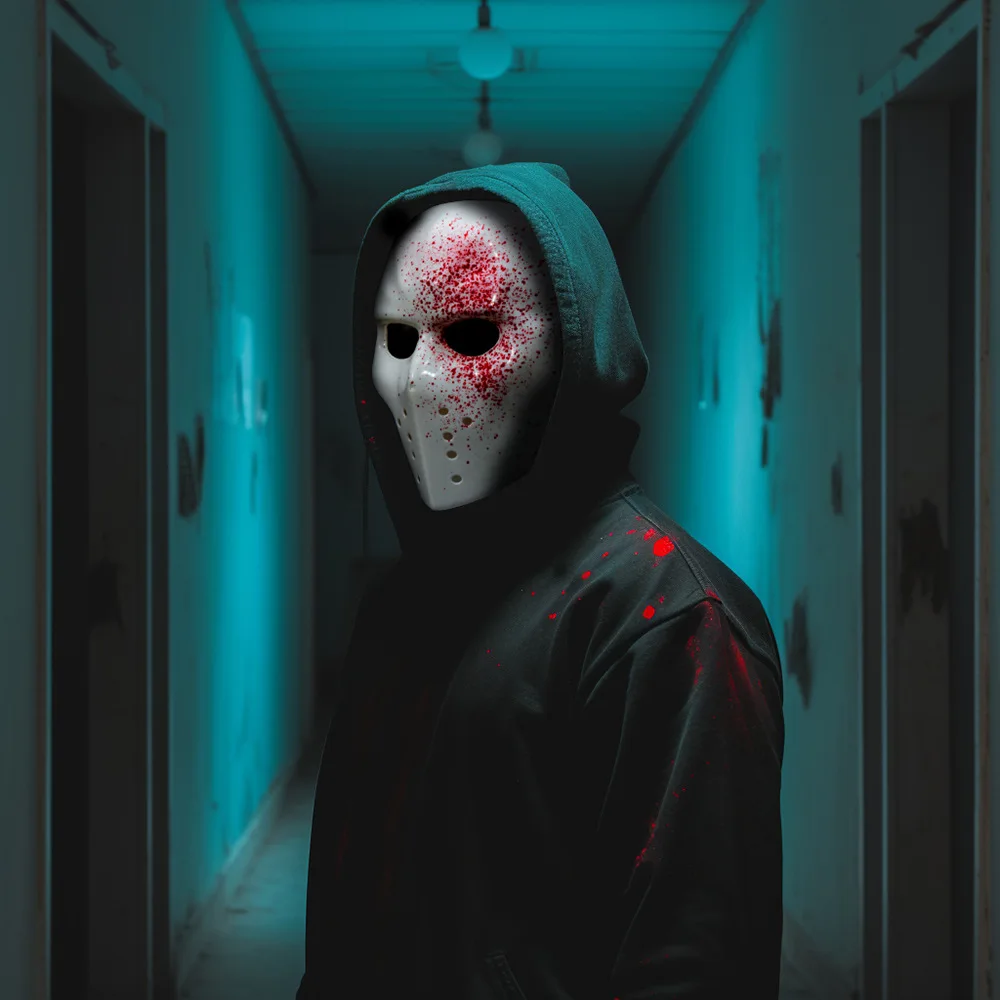 Factory High Quality Halloween Resin killer Jason Hockey Mask Freddy vs Jason Resin Mask Halloween Decoration And Gift Life size