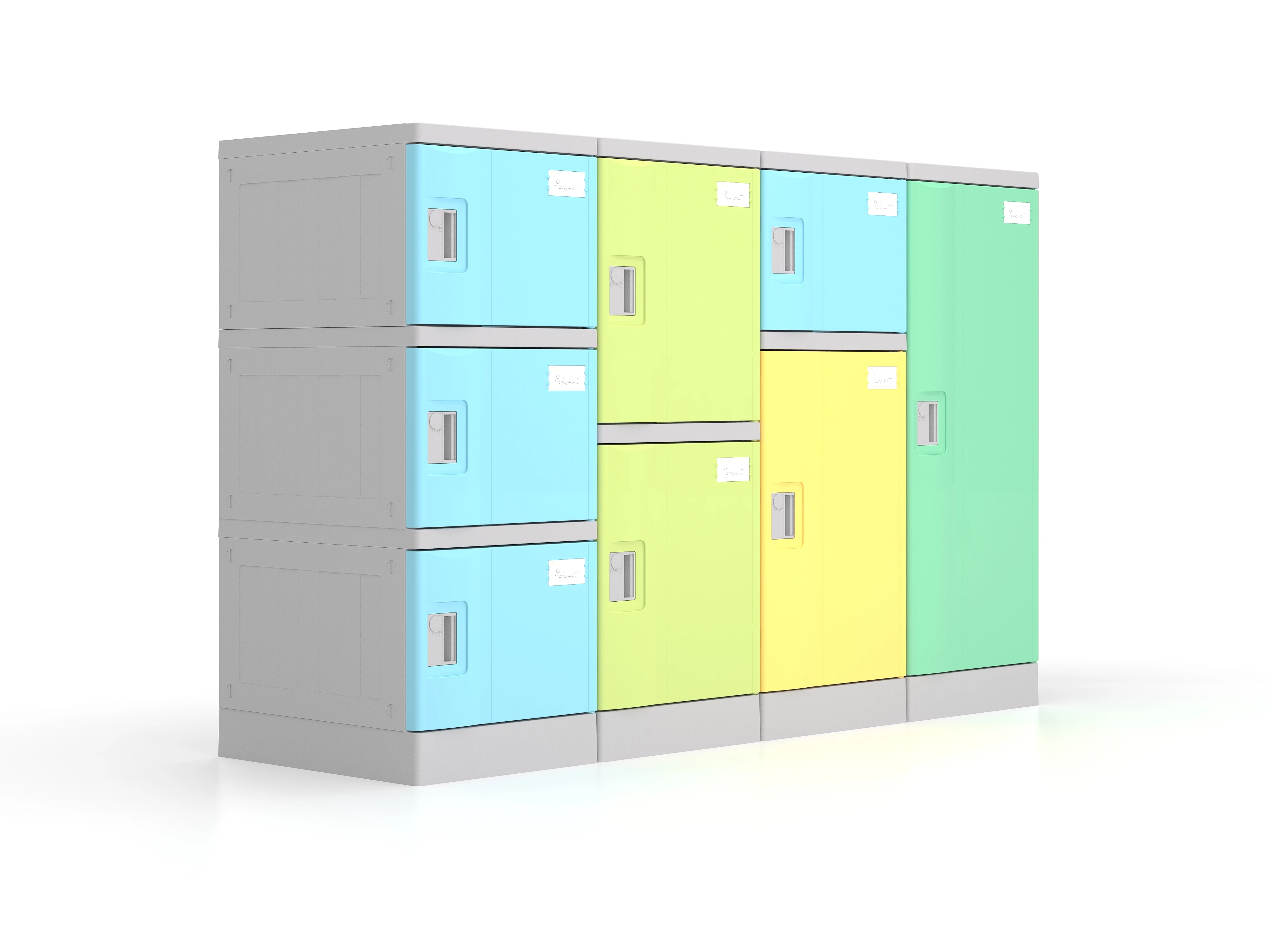 cheap school supermarket storage abs plastic lockers