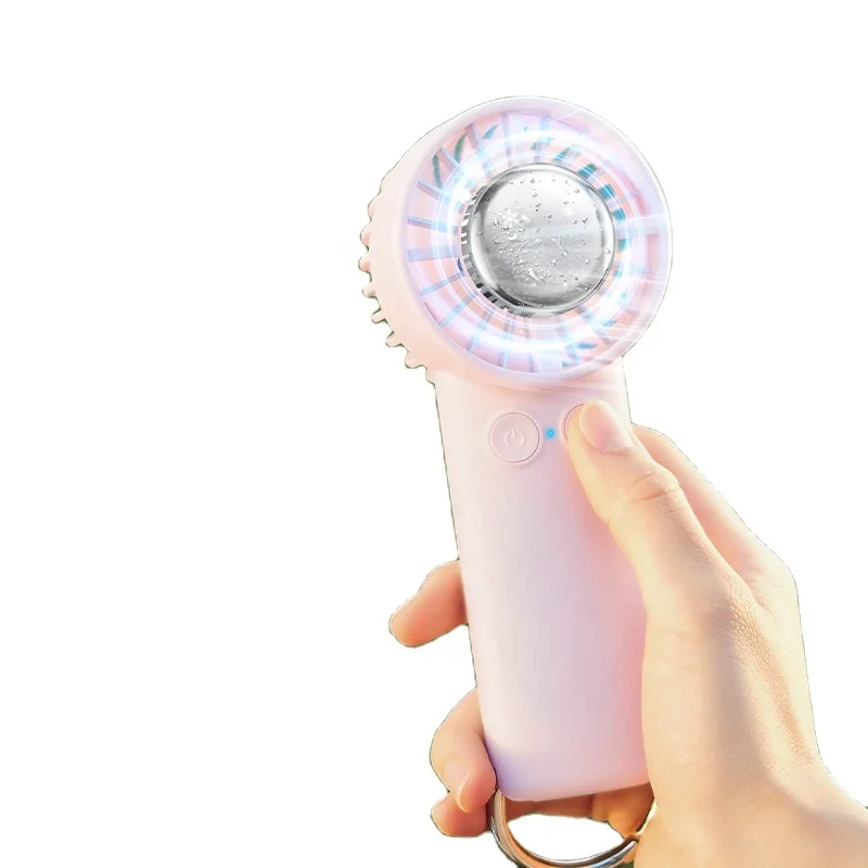 2024 New Refrigeration 4000mAh High Speed Cold Cooling Ice Compress Fan  Portable High Speed Handheld Fan With Logo