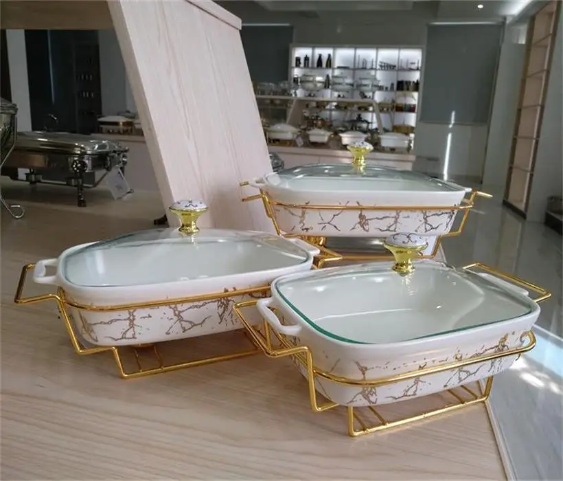 Wedding plates in Factory Direct Sell catering tray warmer on serving dishes for catering