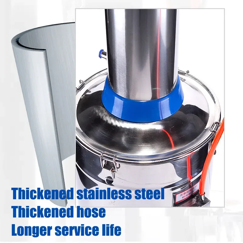 Water Distillation System High Efitness Water Distiller Machine 20l/h Water Distiller for Lab Home