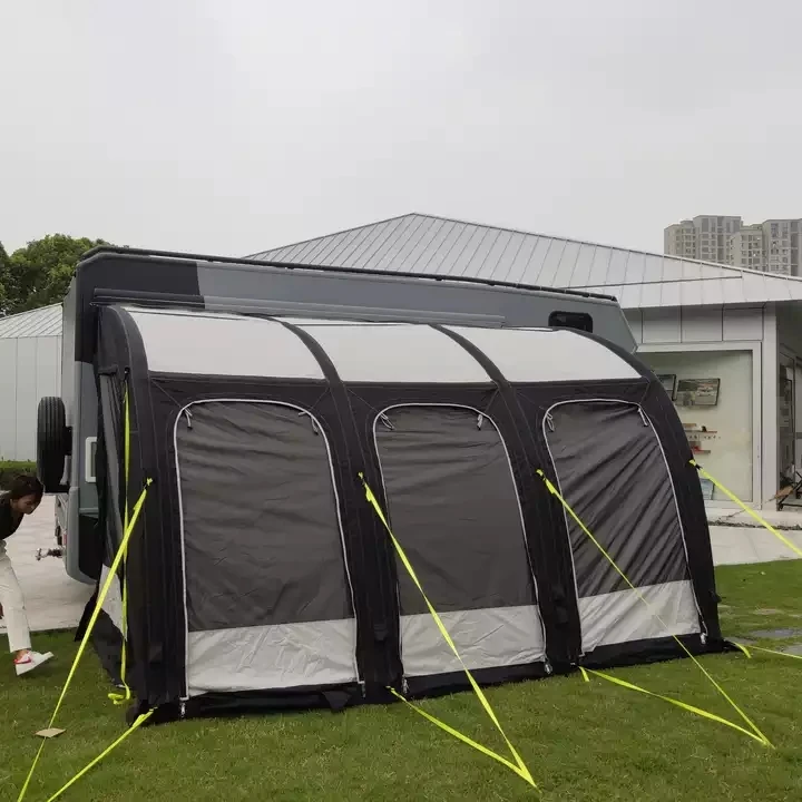 Открытый дом на колесах Campervan надувные езды тентами воздуха
