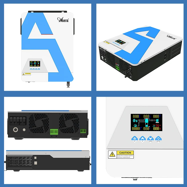 Anern off-grid solar inverter 3000w factory 48v MPPT 80A 500VDC PV Input 220VAC portable PV inverter