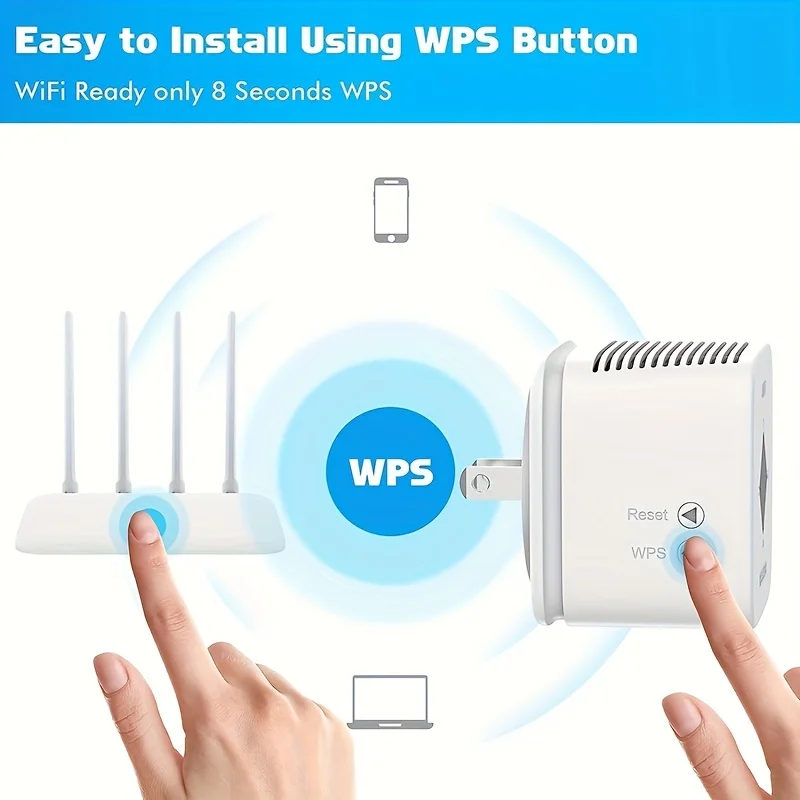 500 Meters Wifi Range Extender 5Ghz Wifi Range Extender High Power Wireless Ap Repeater Network Booster For Mobiles