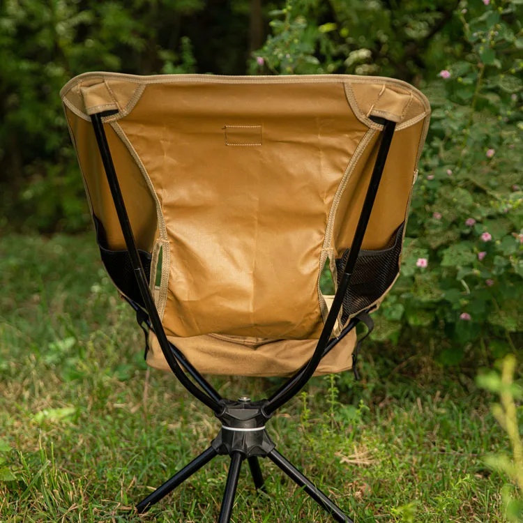 Indoor Outdoor Rest Chair Foldable Moon Chair 360 degree rotatable hiking camping beach chair