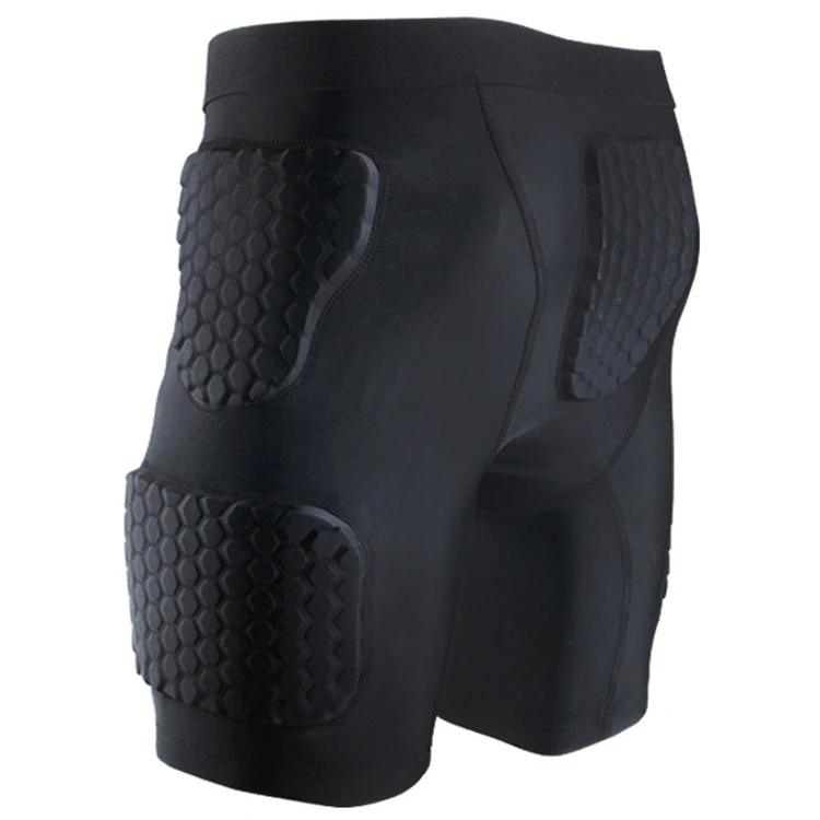 Factory Direct Supply Sports Mens Baseball Anti Collision Shorts Lycra Honeycomb Anti-collision Knee Pants With Wholesale Price
