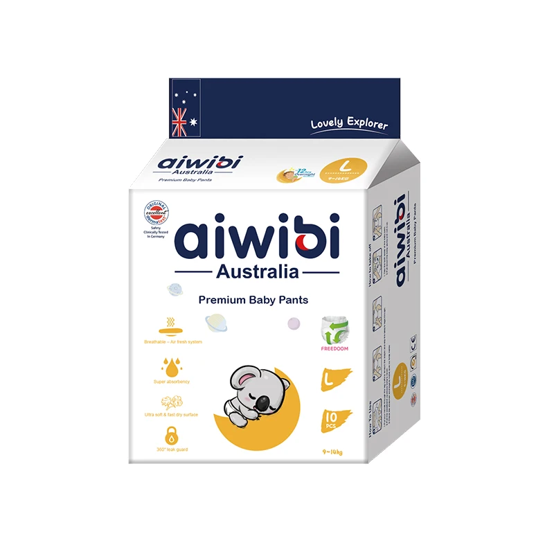 Aiwibi Japan Sandia Fluff Pulp ultra thin Baby Diapers/Nappies Wholesale Baby Reusable Diapers Panty A Grade