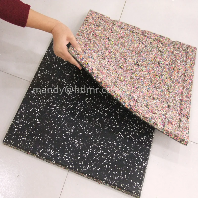 China manufacture 50% orange and white epdm garage floor tiles rubber