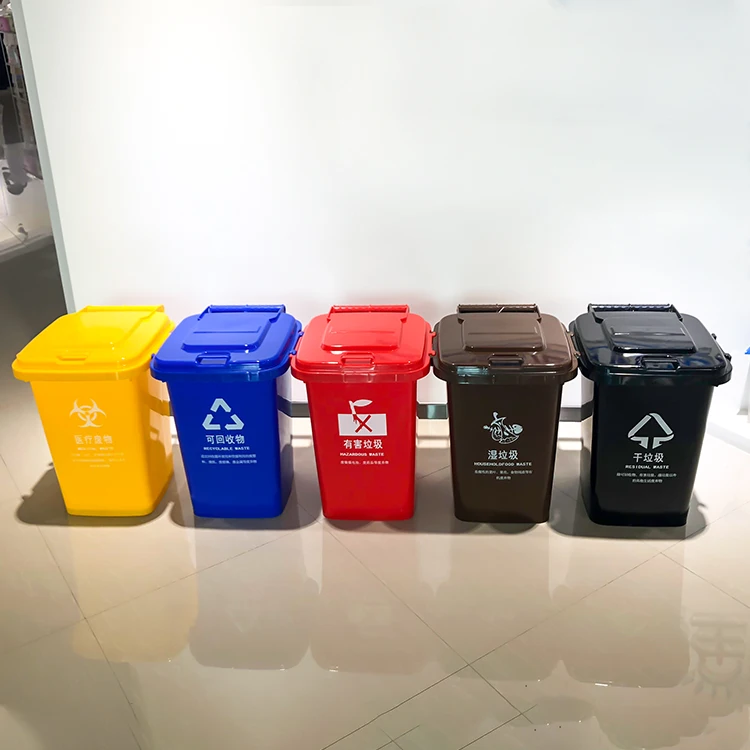 
Cheap Large 120L 360L Dustbin Garbage Can Plastic Trash Outdoor Waste Bin with Wheels 