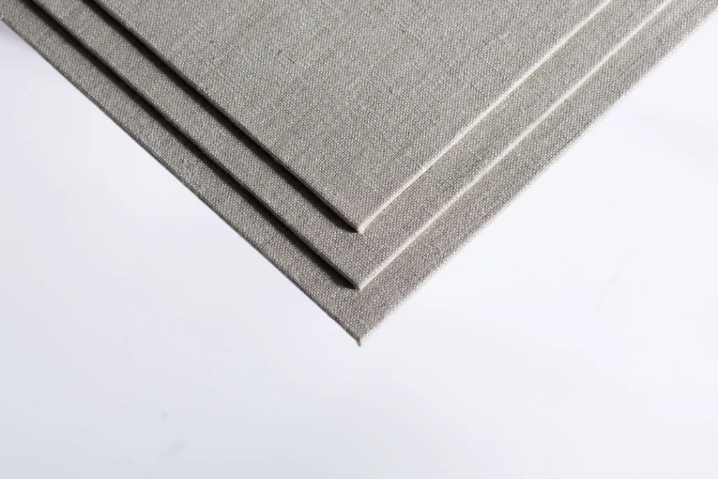 
Pure Linen with transparent coating in 346gsm canvas panels or canvas boards for painting 