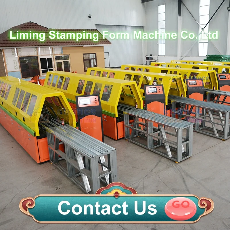 Liming Two in one Building material Fast speed c channel roll forming machine Omega profile light steel keel rolling machine
