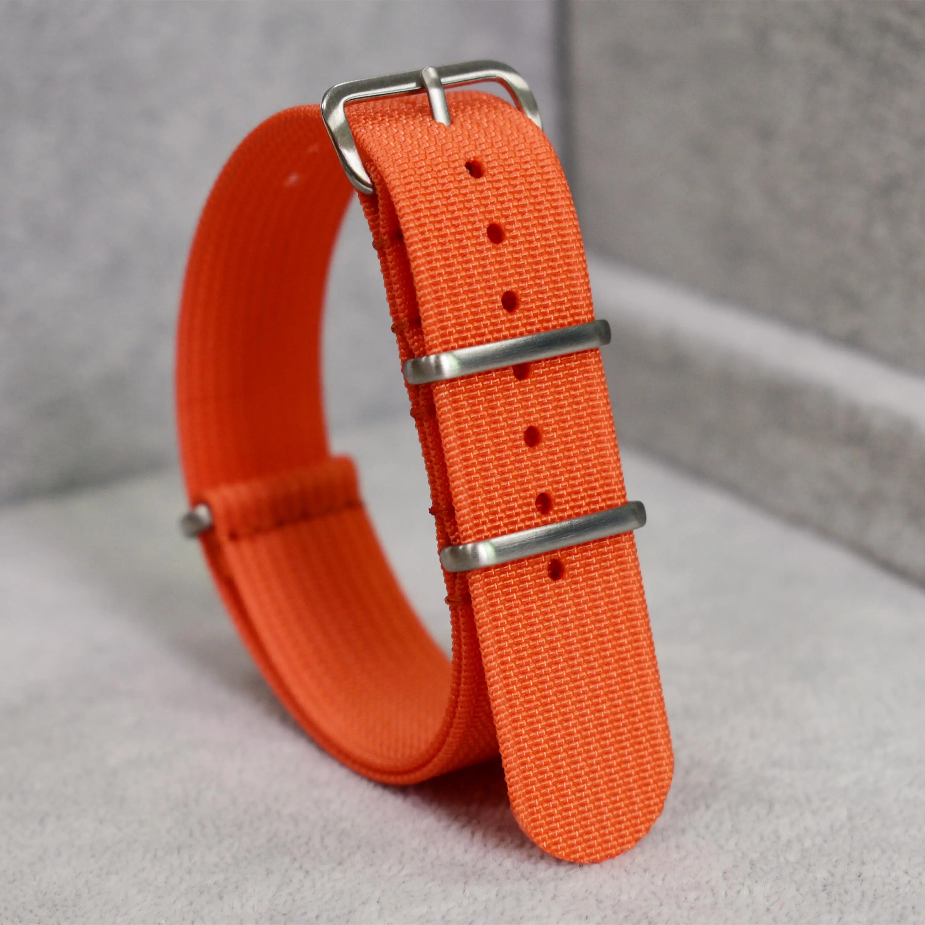 Premium Nylon Multi-Color Replacement Watchband Cheap Ribbed Nylon Watch  Strap