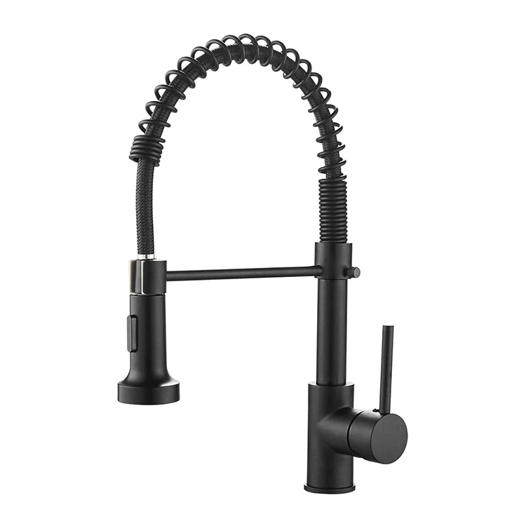 Kitchen Faucet Rubbed Bronze, Single Level for Kitchen Sink Kitchen Faucets With Pull Down Sprayer