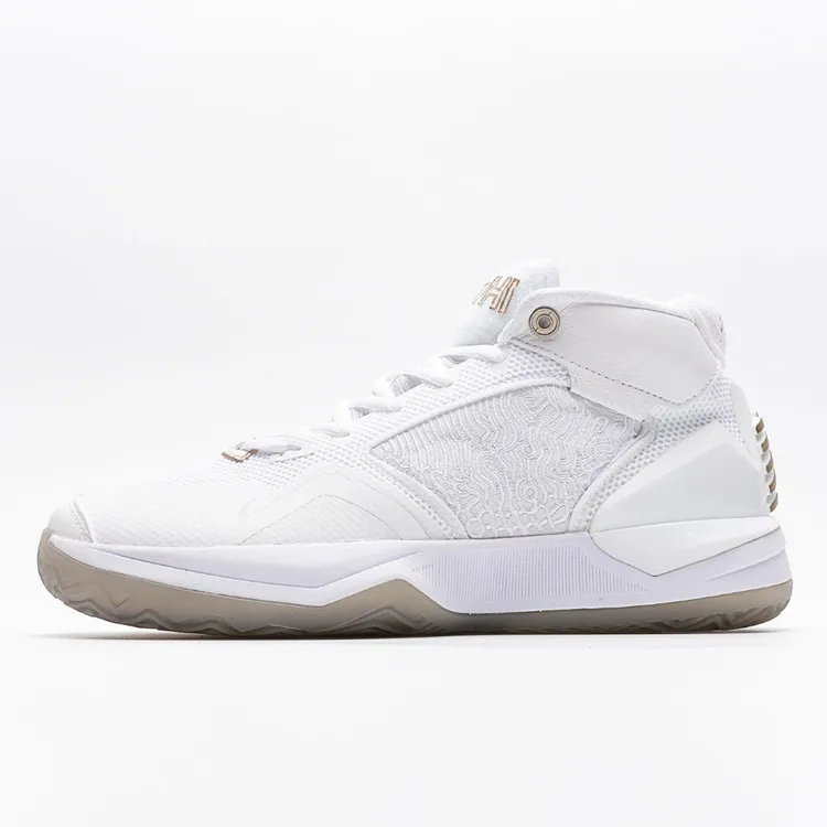 Оптовая продажа, оригинальная брендовая дышащая Нескользящая мужская спортивная обувь, модная дышащая Белая Мужская Баскетбольная обувь