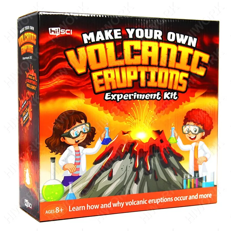 OEM STEM School Gypsum Painting Volcanic Eruptions DIY Toys Kids