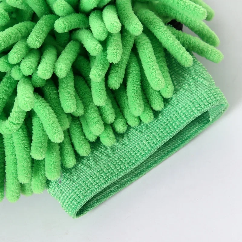 wholesale soft chenille car wash gloves towel car noodle care cleaning gloves