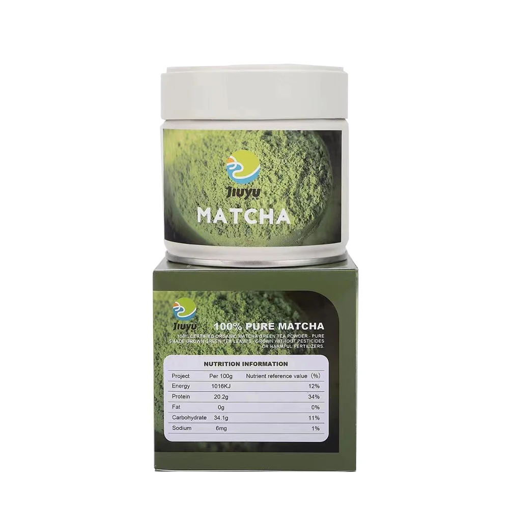 Popular OEM Tin Style Certified Organic te matcha organico Japan ceremonial matcha green tea