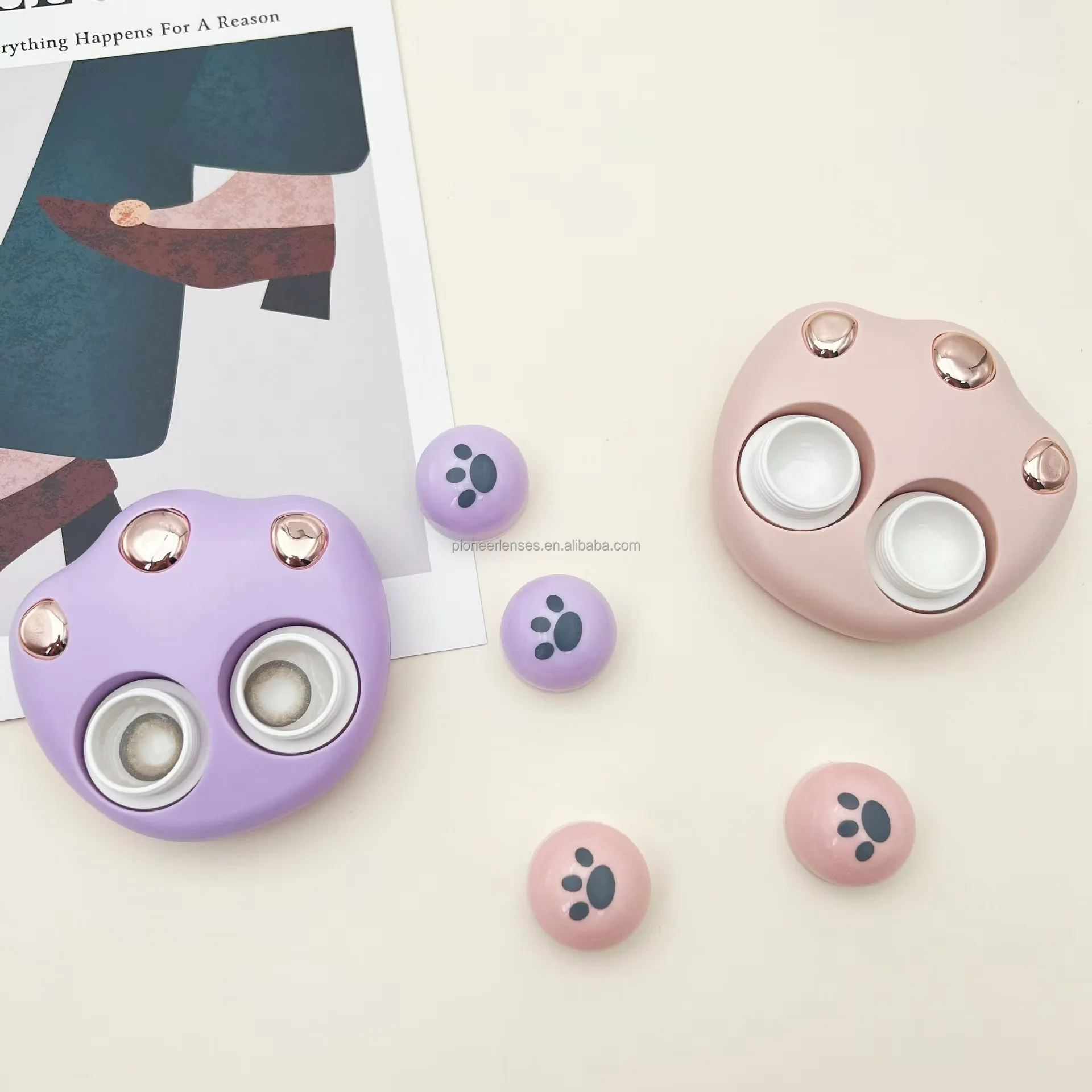 Fashion contact lens ultrasonic  cleaner  contact lens cleaner machine easy carrying Automatic cleaning case