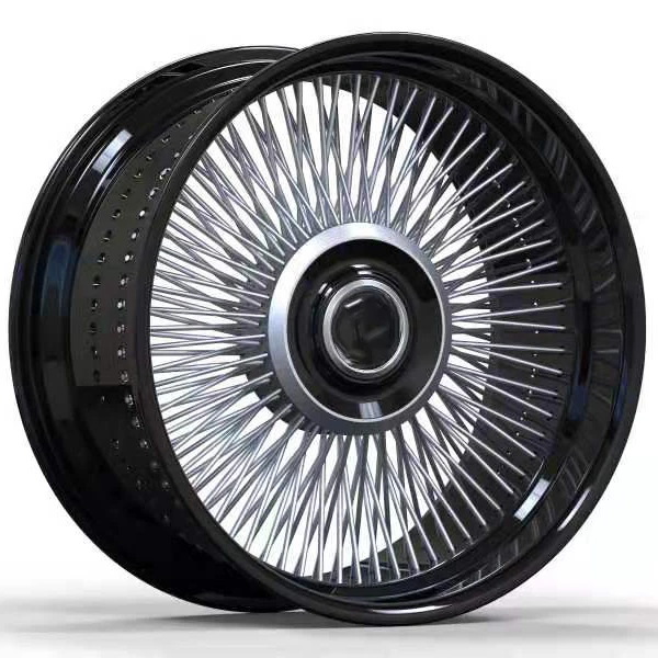 other hot for old car classic Cadillac Chrys 22 inch 40cr 140 spokes  alloy aluminium forged wire wheels wire Rim