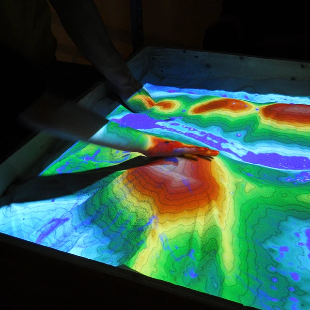 AR 3d sandbox interactive projection games interactive software