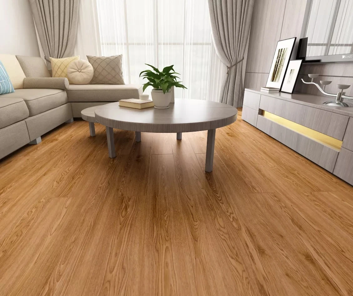 4mm Wooden Look Luxury Vinyl Planks Waterproof Rigid Core Plastic Flooring Click Composite SPC Flooring
